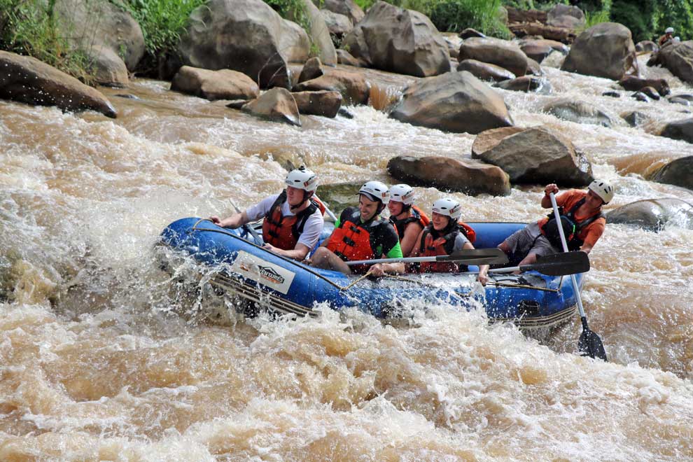 White-Water Raft in Northern Thailand